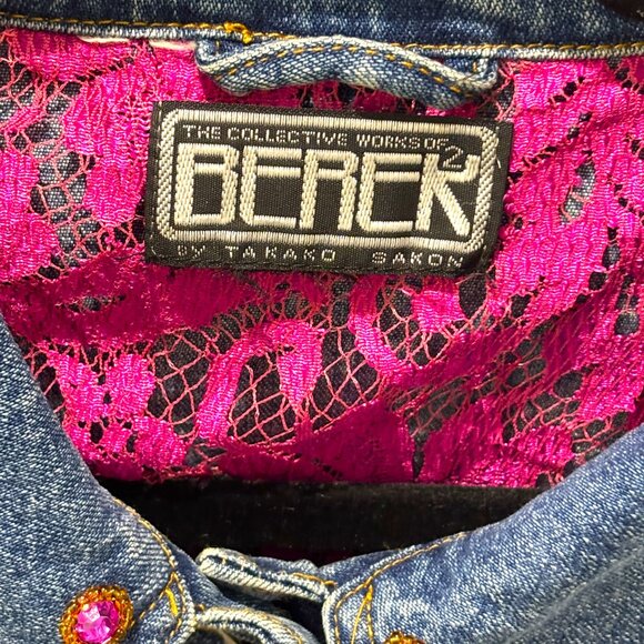 Berek by Takako Saxon Embroidered Denim Jacket – Size Medium - FREE SHIPPING - Picture 6 of 6